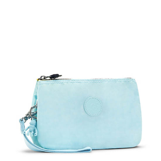 Kipling Creativity Extra Large Fashion Wristlet Handbag Meadow Blue | AU 1259DF